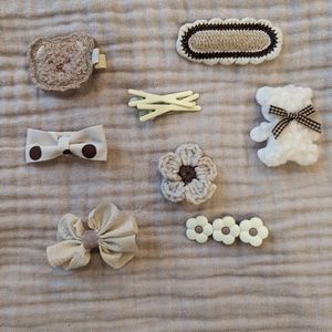 Cute Neutral Hair bows 🤍